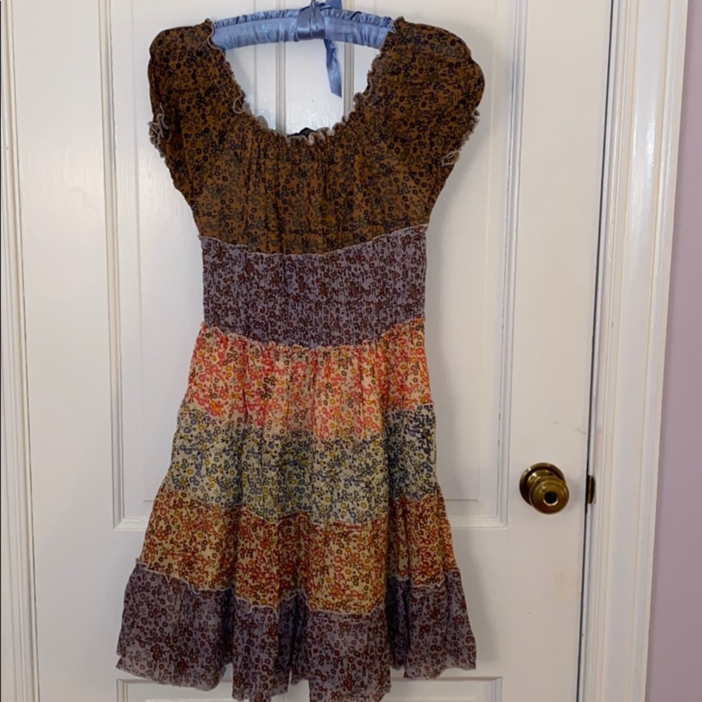 Flower pattern dress